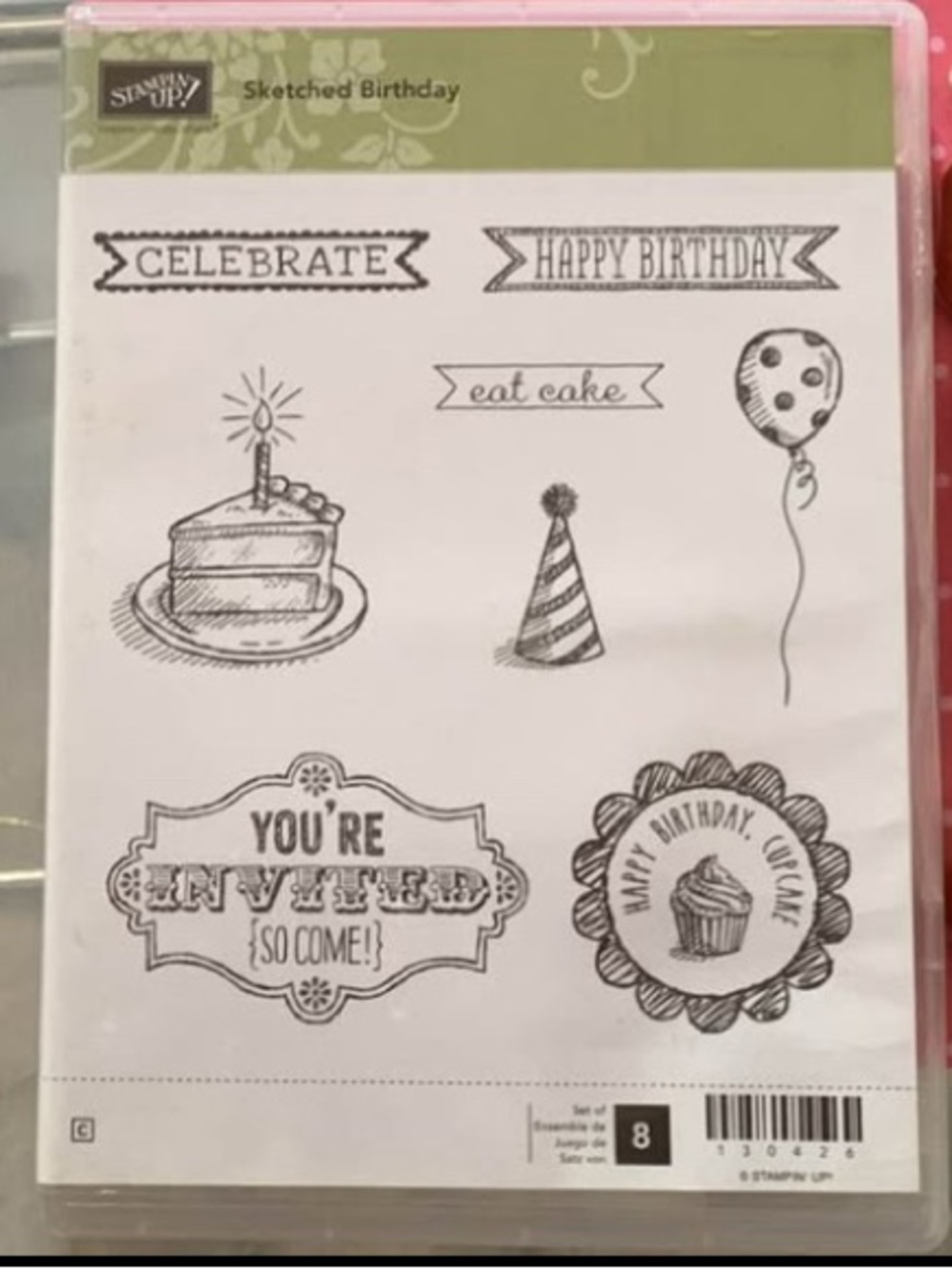 Stampin' Up! Sketched Birthday Stamp Set